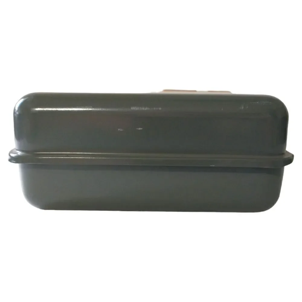 Vtg‎ Steel Advertising Box Thaddeus Borz Camden NJ Mortgage Insurance Needs Lock
